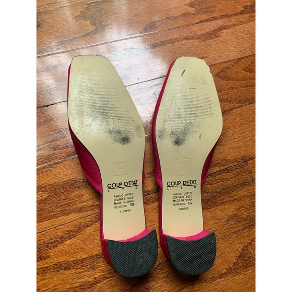 COUP D'ETAT Pink Women's Mule Size 7.5 - Picture 3 of 3